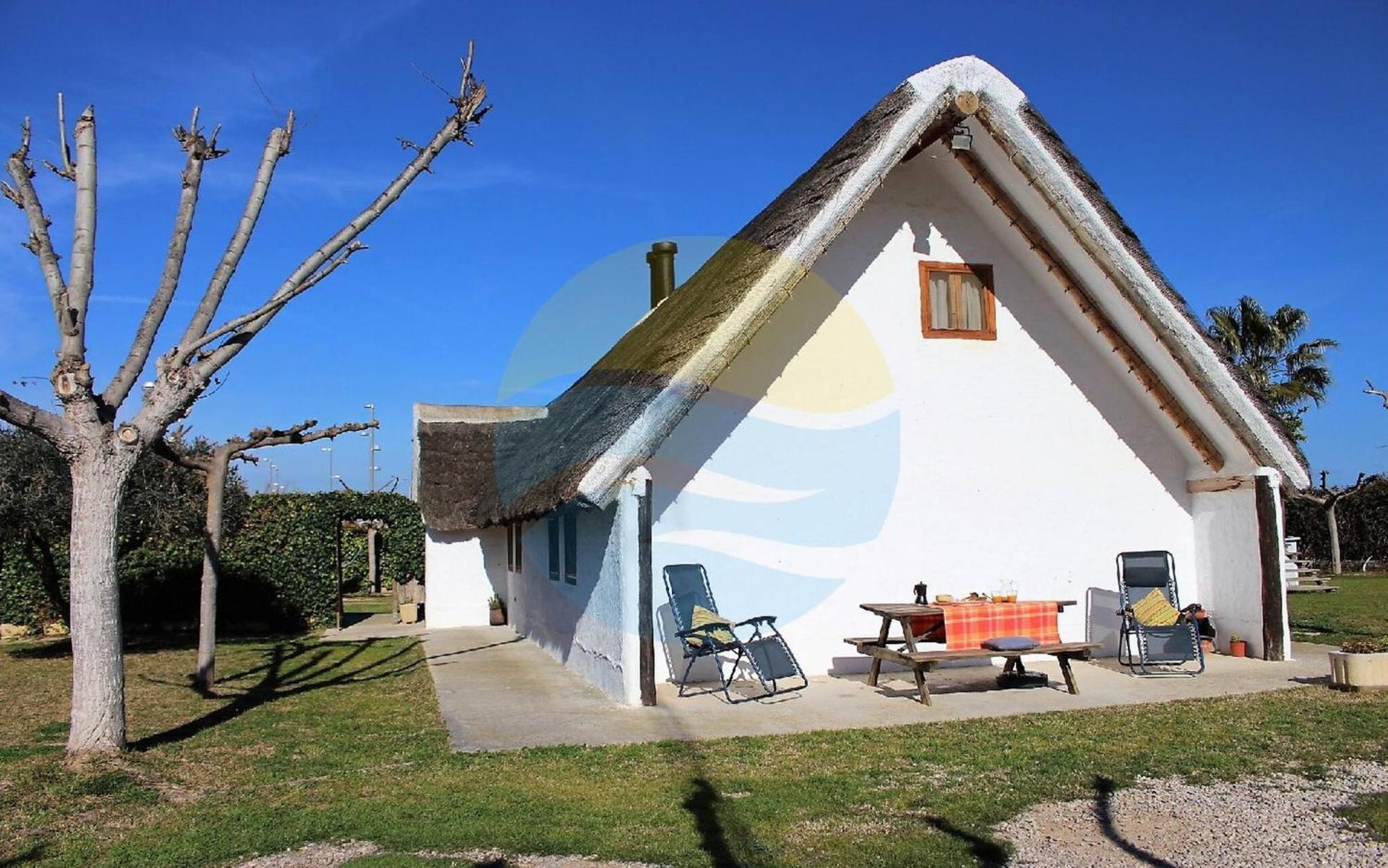 Вилла Barraca Tipica Del Delta, Con Piscina, Jardin Y Barbacoa - Deltavacaciones Сан-Жауме-де-Энвежа Экстерьер фото